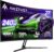 Amzfast 27 Zoll gebogener Gaming-Monitor 240 Hz, 1920 x 1080 Full HD, VA-Panel, 1500R, 1 ms MPRT, Adaptive Sync, 4000:1 Kontrast, 95 % DCI-P3, 130 % sRGB, HDR, HDMI 2.0 und DP 1.4, VESA 100 x 100 mm, AMZG27C1 Profi