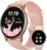 Parsonver Damen Runde Smartwatch mit Telefonfunktion, leichte Fitnessuhr Damen mit Schrittzähler, 100+ Sportmodi, IP68 wasserdicht, Sportuhr Damen mit Herzfrequenz-Schlafmonitor, SpO2, Roségold, SPROD1
