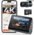 70mai A800SE Dashcam Auto vorne hinten 4K HDR 2160P + 1080P mit 128 GB SD-Karte, Dual-Autokamera 3 Zoll IPS, Nachtsicht mit Blende F1,55, 210 Sekunden Puffer-Notfall-Voraufzeichnung, Parküberwachung, max. 512 GB