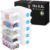 SmartStore – 10 x kleine Aufbewahrungsboxen mit Deckel, klassisch, 0,3 l (15 x 9 x 6 cm), stapelbare Box mit Deckel, lebensmittelechte Kunststoffbox, kleine Kunststoffbox mit Deckel für Kleinteile