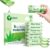 Mini-Feuchttücher in Reisegröße, 99 % Wasser mit Aloe Vera, parfümfrei, hypoallergen, für empfindliche Haut, Taschenformat für Hände und Gesicht, 48er-Pack (8er-Pack)