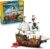 LEGO Creator Legendäres Piratenschiff-Spielzeug, Modellbau mit 2 Bauoptionen, Schloss oder 2 Zwillingsbooten, Kinderzimmerdekoration, Geburtstagsgeschenk für Jungen und Mädchen ab 9 Jahren, 31387