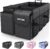 HOTOR Kofferraum-Organizer – faltbarer Kofferraum-Organizer mit 2 Fächern, stabiler Auto-Organizer für SUVs, schwarze Kofferraumtasche, verstärkte und stabile Faltbox, 54,1 x 32,0 x 26,9 cm