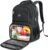 MATEIN Herren Rucksack mit Kühlfach, Großer Laptop-Rucksack 17 Zoll, Arbeitsrucksack, Herren Anti-Diebstahl, TSA-freundlicher Laptop-Rucksack, Wasserdichter Schulrucksack für Teenager, Arbeit, Business, Schwarz