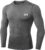 MEETYOO Kompressionsshirt Herren, Langarm-Fitnessshirt, atmungsaktives Sportshirt für Laufen, Joggen, Sport, Fitnessstudio
