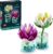LEGO Botanicals Seerosen – Kunstblumen-Set mit 2 künstlichen Topfpflanzen in transparenten Vasen – DIY Kinderzimmerdekoration – Geschenk für Mädchen ab 9 Jahren & Erwachsene Blumenliebhaber – 11511