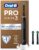 Oral-B Pro Series 3 Elektrische Zahnbürste – Elektrische Zahnbürste, inklusive 3 Zahnbürstenköpfen – 3 Reinigungsmodi, elektrische Zahnbürste, entworfen von Braun, Schwarz