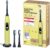 Beurer SC 50 Schallzahnbürste, elektrische Zahnbürste mit 5 Reinigungsmodi & Drucksensor, 80.000 Vibrationen, Display mit Putzzeitanzeige, inklusive 2 Ersatzzahnbürstenköpfe (Splashy Lemon)