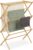 Relaxdays Bambus-Handtuchhalter, klappbarer Standtrockner mit 11 Stangen auf 6 Ebenen, H x T 106 x H 74 x 36 cm, natur