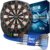 DartPro (DAS ORIGINAL) – Elektronische Dartscheibe Profi – Dartscheibe mit 6 Dartpfeilen (kabellose Nutzung) – Innovativer Dartautomat mit 65 Varianten – Double In & Double Out